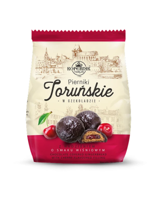 Toruńskie Pierniki® w deserowej czekoladzie Wiśnia