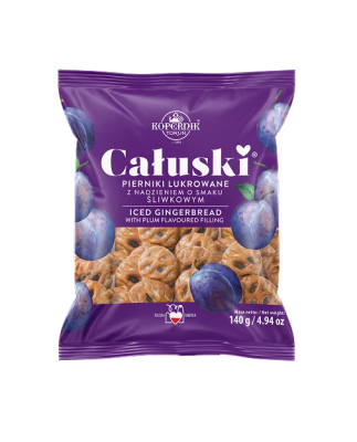 Całuski® z nadzieniem śliwkowym
