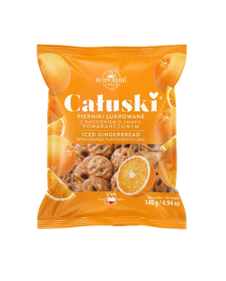 Całuski® z nadzieniem pomarańczowym